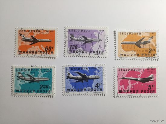Венгрия 1977. Авиация.