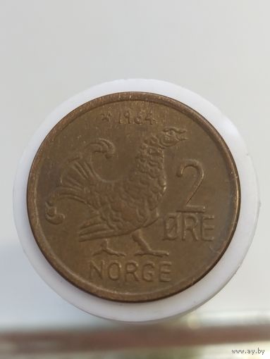 2 эре Норвегия 1964 года год лот 44