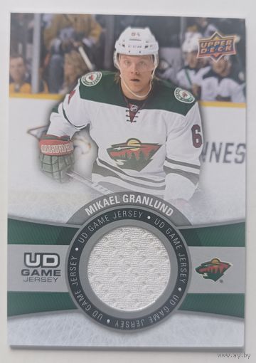 Хоккейная карточка НХЛ джерси Mikael Granlund (Миннесота)