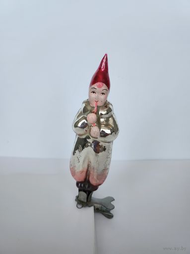 Елочная игрушка Мальчик с дудочкой