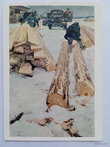 1960. Шумилов. Сельская новостройка