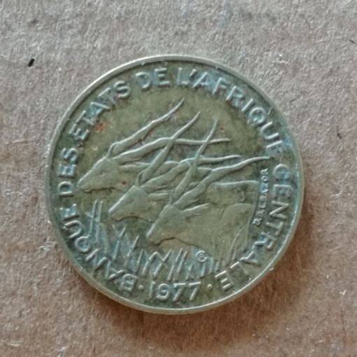 Центральная Африка (BEAC) 5 франков, 1977 г., KM# 7