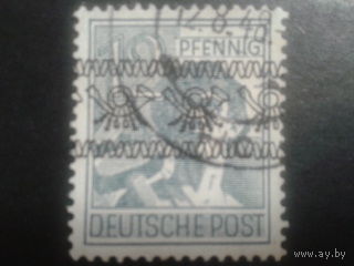 Германия 1948 надпечатка Бизония 12 пф.