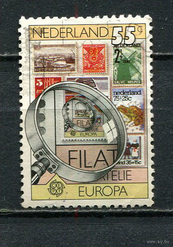 Нидерланды - 1979 - Европа (C.E.P.T.) – История почты 55С - [Mi.1140] - 1 марка. Гашеная.  (Лот 46HP)-T2P41