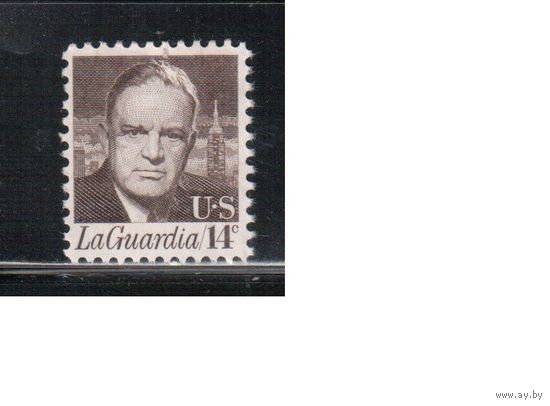 США-1972, (Мих.1066) , * (  без клея)  , Стандарт, Личности, (одиночка)