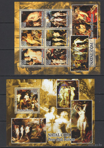 Живопись Рубенс Гвинея-Бисау 2005** Картины Нидерландский живописец фламандского барокко Питер Пауль Рубенс Pieter Paul Rubens