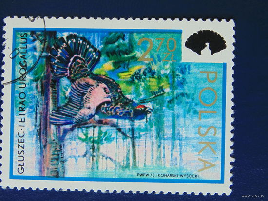 Польша  1973г. Птицы.