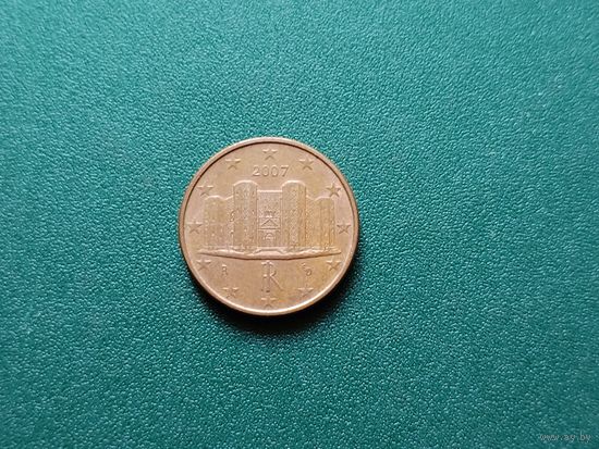 1 евроцент Италия.