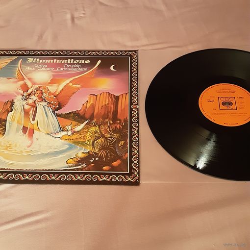 DEVADIP CARLOS SANTANA/TURIYA ALICE COLTRANE - 1974 - ILLUMINATIONS (UK) LP