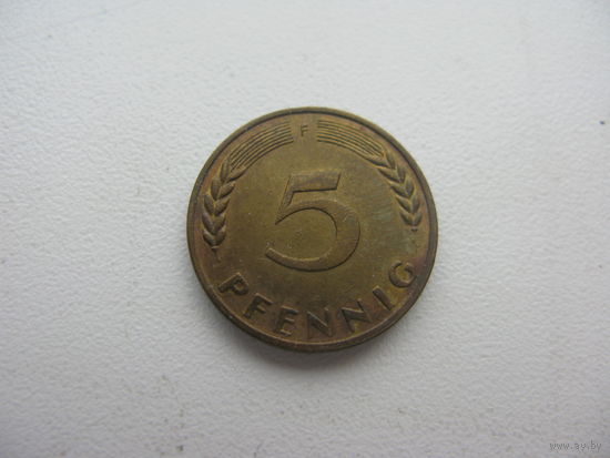ФРГ  5 пфеннигов  1969   F