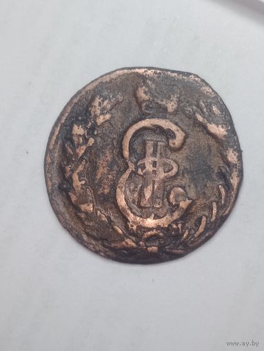 Российская империя Копейка 1768 года . Сибирская . КМ