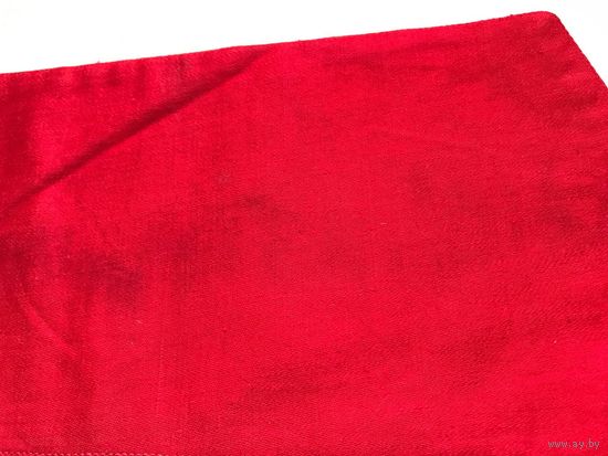 Пилотка красная СССР 1960-е. Редкий 56 размер (длина 28 см). Винтаж