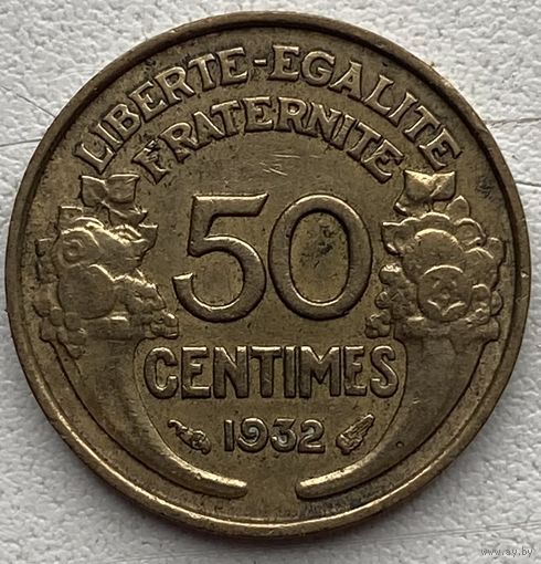 Франция 50 сантимов 1932 г.