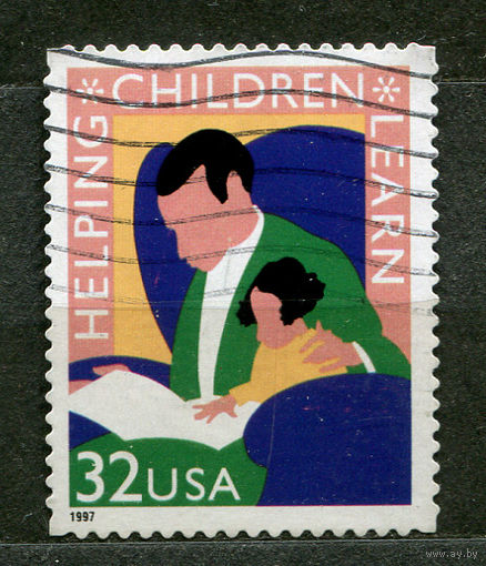 Помощь в обучении детей. США. 1997. Полная серия 1 марка