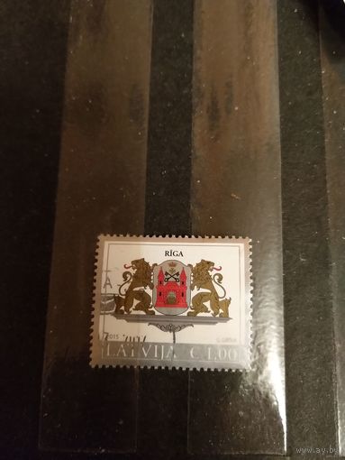 2015 Латвия герб крупный номинал (2-12)