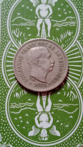 Люксембург 5 сантимов 1908