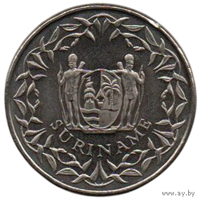 Республика Суринам. 100 центов 1989. UNC