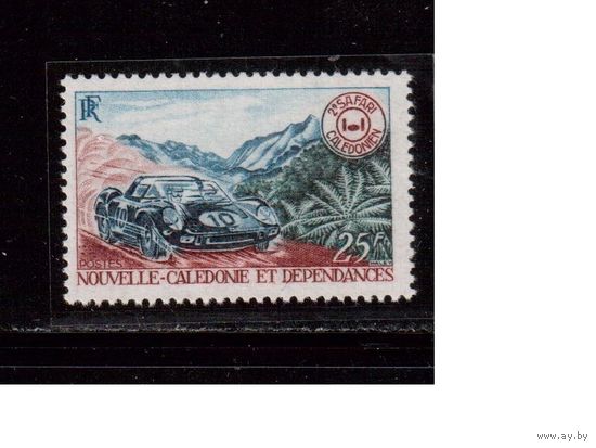 Новая Каледония-1968, Французские колонии,(Мих.463) ** , Спорт, Ралли, Автомобили