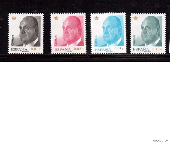 Испания-2002 (Мих. 3704-) , *(без клея) , Стандарт, Король