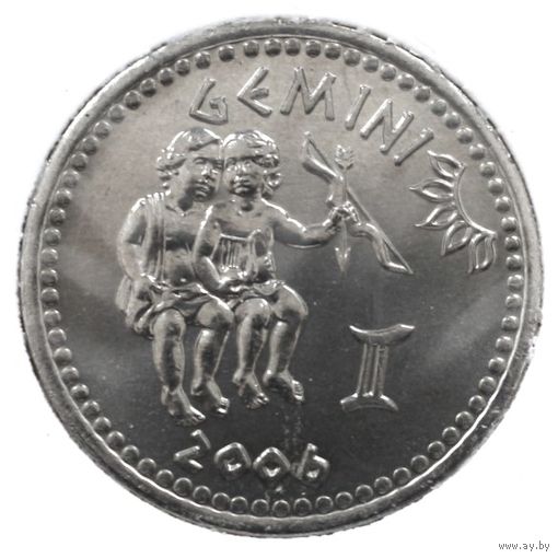 Сомалиленд 10 шиллингов 2006 год "Близнецы"