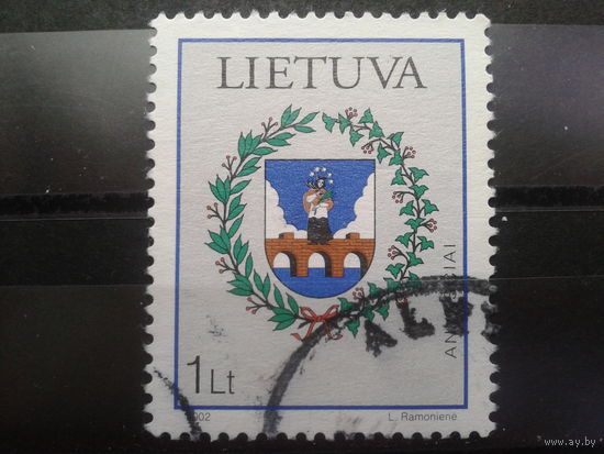 Литва 2002 Герб г. Аникщай