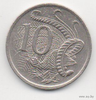 СОДРУЖЕСТВО АВСТРАЛИИ 10 ЦЕНТОВ 1983 ФАУНА. ЛИРОХВОСТ