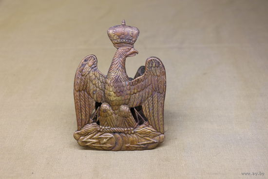 Киверная бляха армии НАПОЛЕОНА, линейный полк. ВОЙНА 1812 год. Распродажа коллекции вещей. С РУБЛЯ! АУКЦИОН!