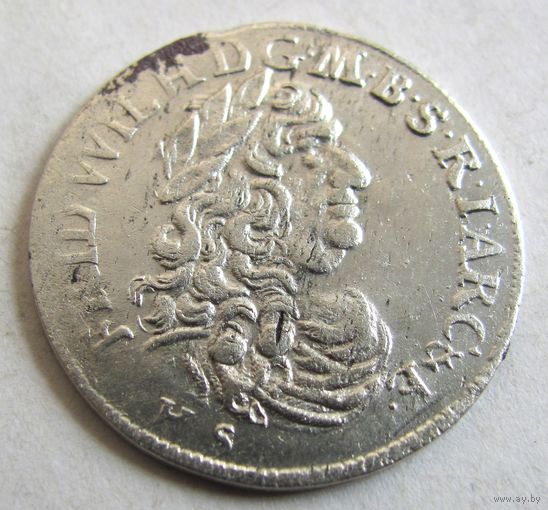 6 грошей 1683 HS Пруссия Кёнигсберг
