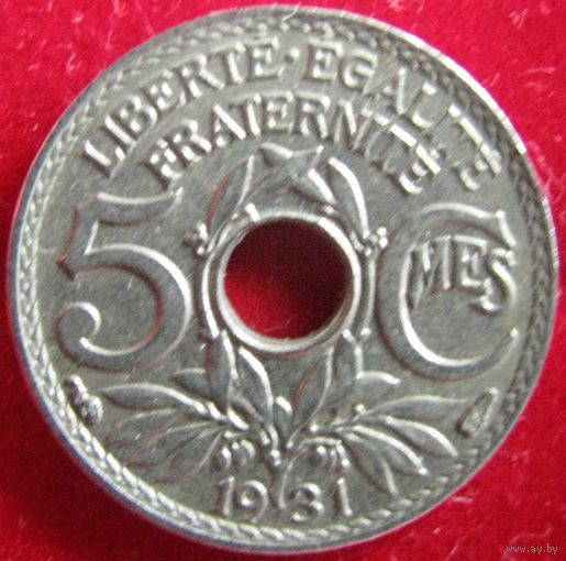 F.122-14 5 сантимов 1931 ТОРГ уместен