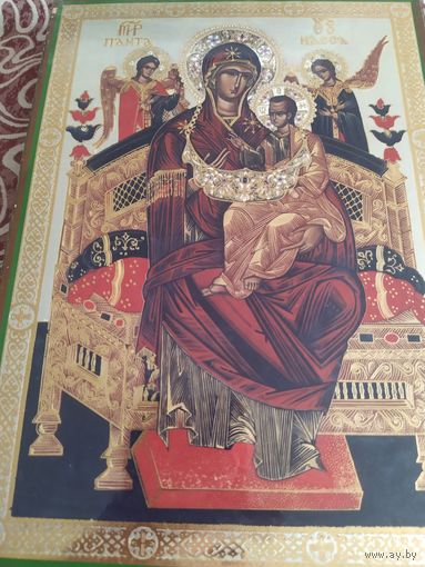 Икона Всецарица 24/20 позолота