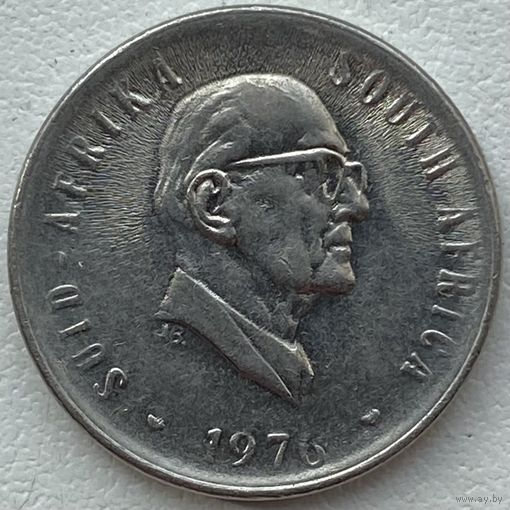 ЮАР 5 центов 1976 г. Окончание президентства Якобуса Йоханнеса Фуше. Из набора. Состояние!