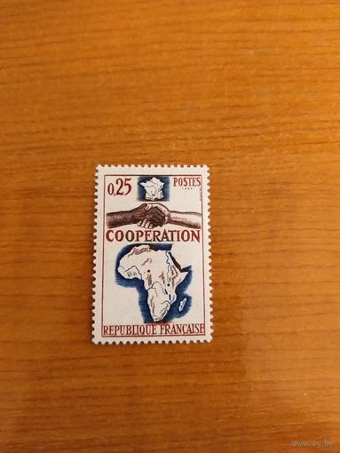 1964 Франция кооперация чистая клей MNH** выпускалась одиночкой (3-6)