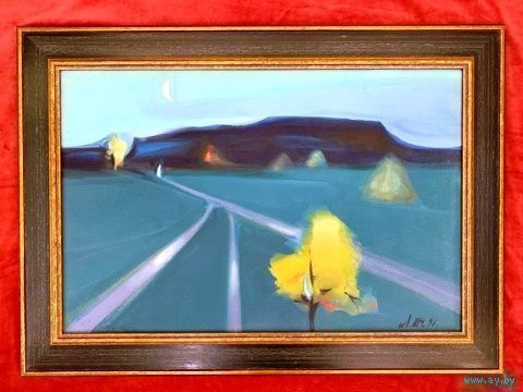 Щемелёв Л.Д;Нар.худ;1991г;х/м;Размер 72х52,5 см., без рамы 60х40 см.