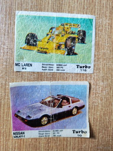 Вкладыш от жвачки Турбо Turbo 99, 116