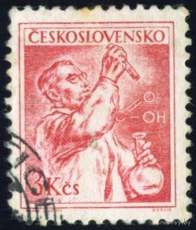 Стандартный выпуск. Профессии Чехословакия 1954 год 1 марка
