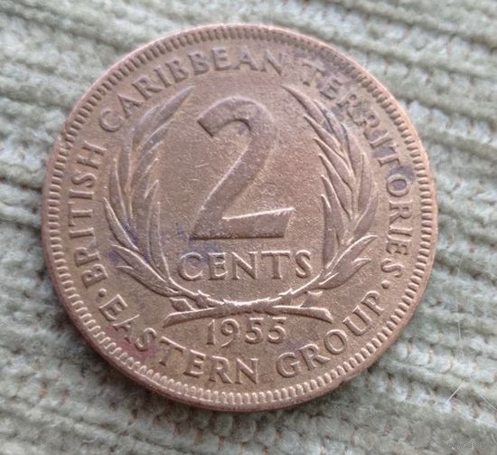 Werty71 Восточные Карибы 2 цента 1955 Карибские острова