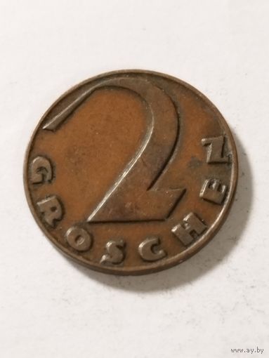 Австрия 2 гроша 1927