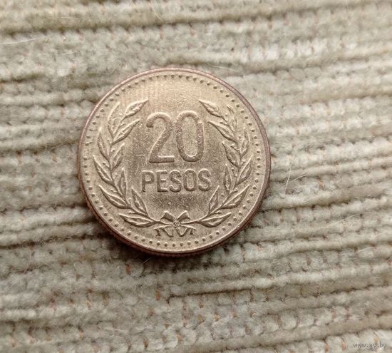 Werty71 Колумбия 20 песо 1991
