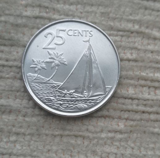 Werty71 Багамы Багамские острова 25 центов 2007 Корабль Рыба