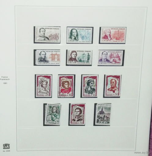 ФРАНЦИЯ.Хронология.РАСПРОДАЖА АЛЬБОМА ПОСТРАНИЧНО !Могут встречаться аккуратные наклейки! СОСТОЯНИЕ НА ФОТО !
