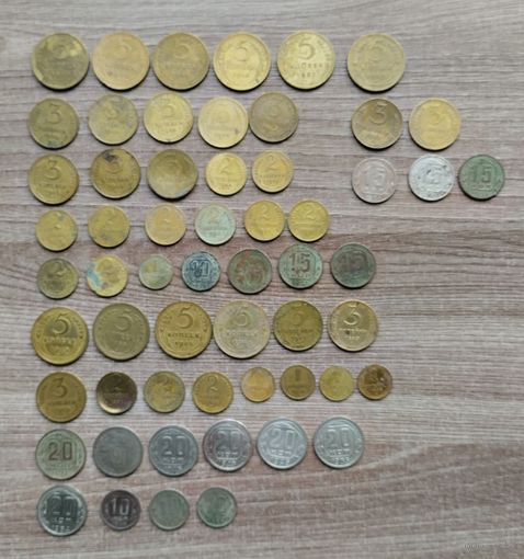 Копейки ранний СССР большой лот 58 шт