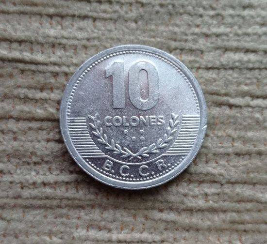 Werty71 Коста Рика 10 колонов 2008