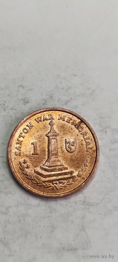 Остров Мэн 1 пенни 2015