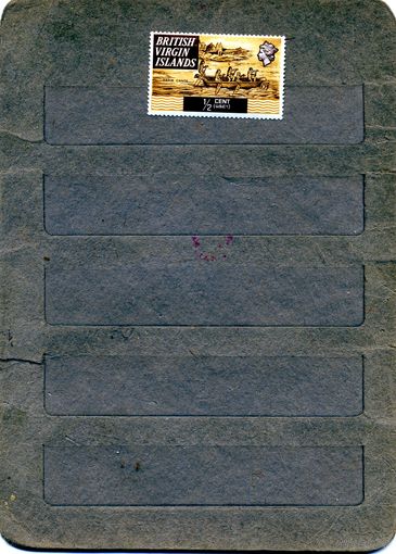 Британские Виргинские острова, 1970Карибские каноэ,   1м  чистая