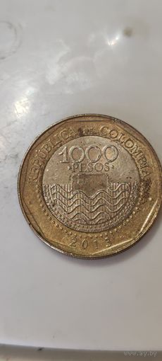 Колумбия 1000 песос 2013