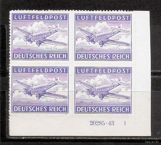 ФФ4 Третий Рейх 1942 Авиапочта без клея
