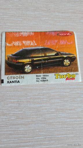 Вкладыша от жвачки TURBO 416