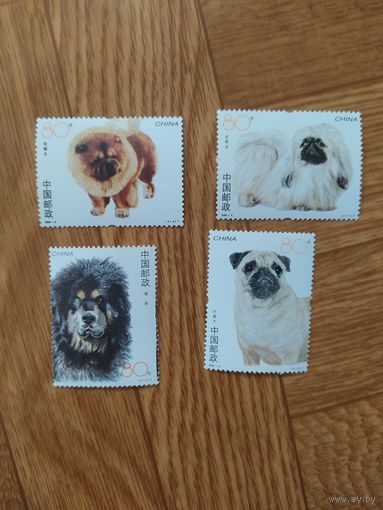 Китай серия марок 2006 г. Собаки