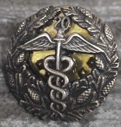 Серебряный знак. Финляндия. Выслуга в таможне 20 лет. 2.3 грамма