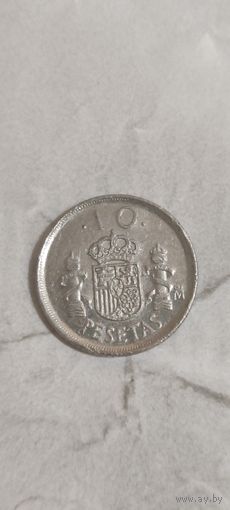Испания 10 песет 1992